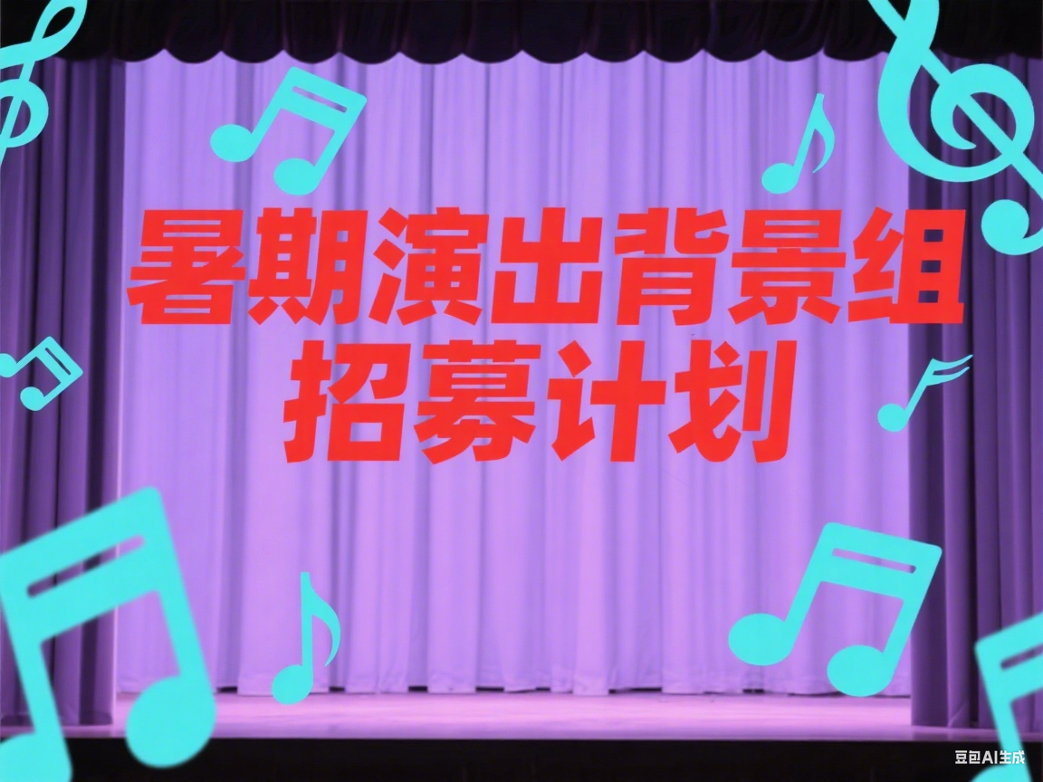 暑期演出歌曲背景组招募计划-大饼博士的小星星们应援站