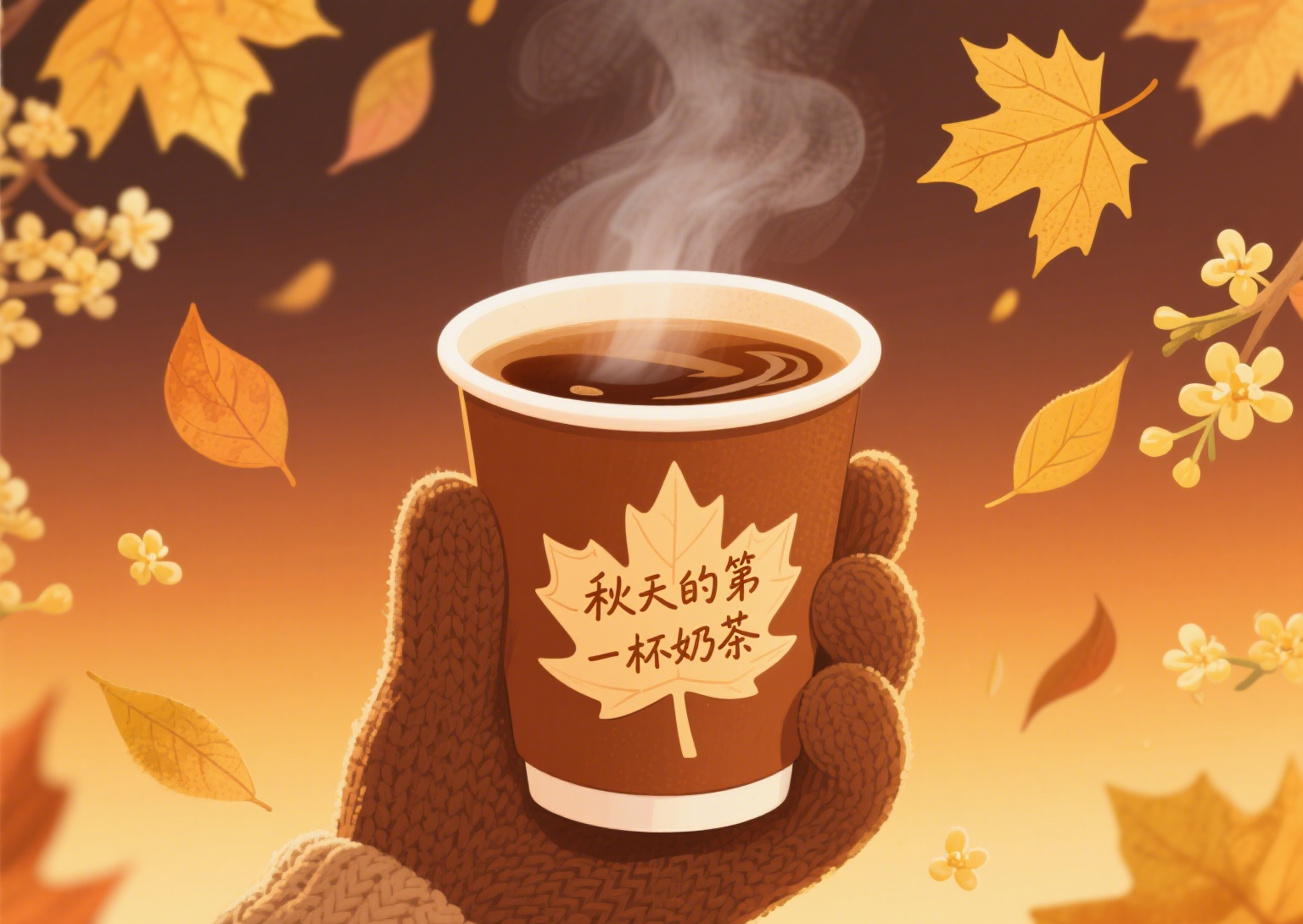 秋天的第一杯奶茶-大饼博士的小星星们社区-大饼博士的小星星们-大饼博士的小星星们应援站