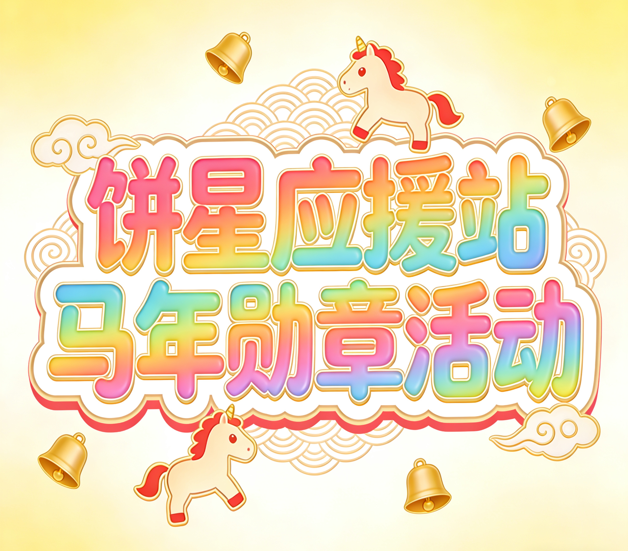 饼星应援站马年勋章活动-大饼博士的小星星们应援站