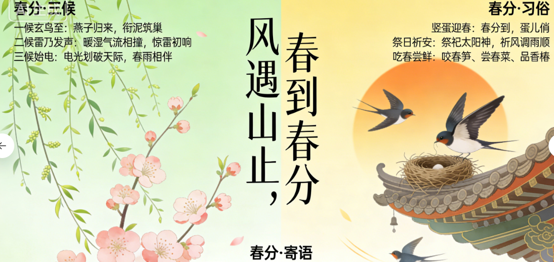 春分｜一半春和，一半暖阳，万物皆赴温柔序章-大饼博士的小星星们应援站